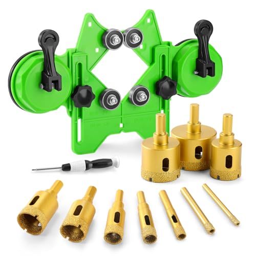 WORKEASE Diamond Hole Saw Kit, 10 PCS, 6-50 mm