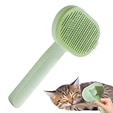 Detangling Brush - Featured animal brush with teeth designed to gently remove knots and tangles from long-haired cats and dogs without tugging or discomfort (Model 2)