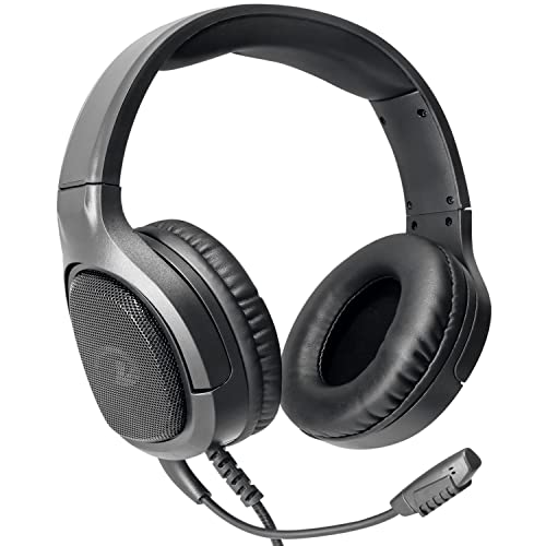 Sakobs Casque Gamer Filaire, transducteurs 50 mm, Jack Audio 3,5mm, Poids léger, Portable/PC/Mac/Xbox One/PS4,Noir,120cm Cover