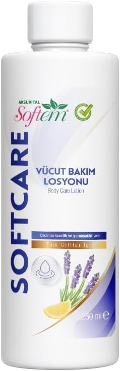 Softem Softcare Vücut Bakım Losyonu 250 Ml | Yetişkinler İçin Bitkisel Cilt Temizleyici | Sülfür, Ardıç ve Lavanta Yağlı Formül, Kaşıntı ve Kızarıklık Giderici, Cilt Yatıştırıcı Bakım