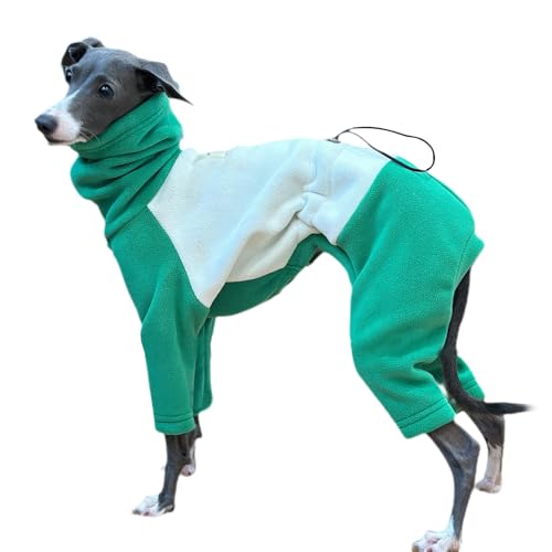 UOSIA Italian Greyhound Winter Coat Sweater Warm Fleece Dog Jacket Jumpsuit Fullbody Windproof Dog...