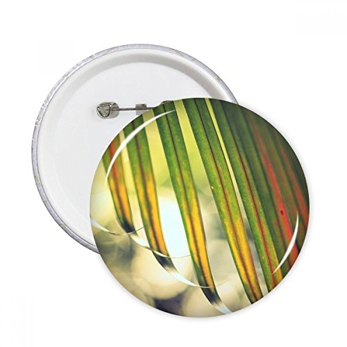 Badge rond nature feuille de soleil XL DIYthinker pour décoration de vêtements