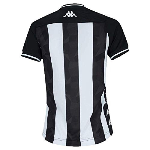 Camisa Botafogo Of.1 19/20 Kappa S/Nº Feminina Cor:Preto/Branco;Tamanho:G;Peso:0.3;