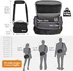 TARION Sac pour appareil photo DSLR Sac Messenger Petit sac à caméra DSLR Sac à bandoulière Sac à harnais pour SLR Caméras sans fil