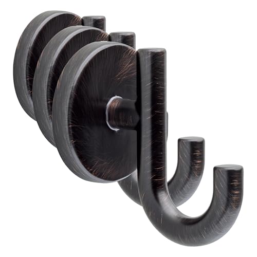 Image of Delta Faucet 759350-RB Trinsic Wall Mounted Towel Hook in SpotShield Venetian Bronze (Pack of 3)