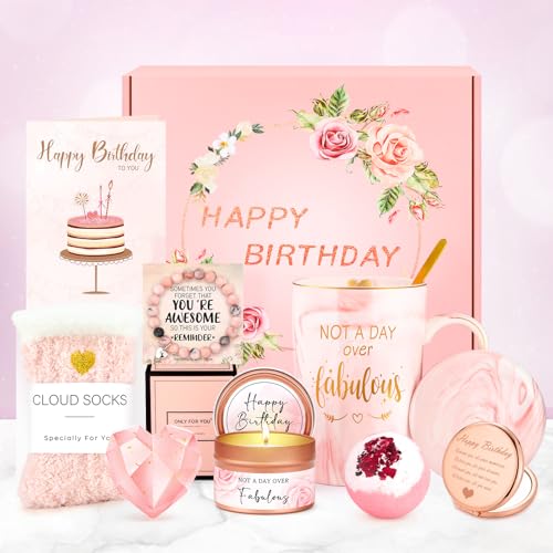 Birthday Gifts for Women Happy Birthday Gift Baskets...