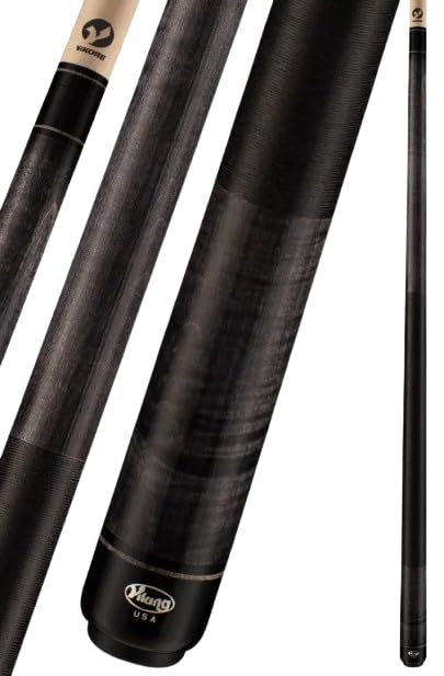 Viking Kayano KY0111 Pool Cue | Smoke Stain Curly Maple, Irish Linen Wrap | Upgraded ViKORE Low Deflection Shaft | Made in USA (ViKORE American Performance Shaft ($240 Value) +$0, 21oz)