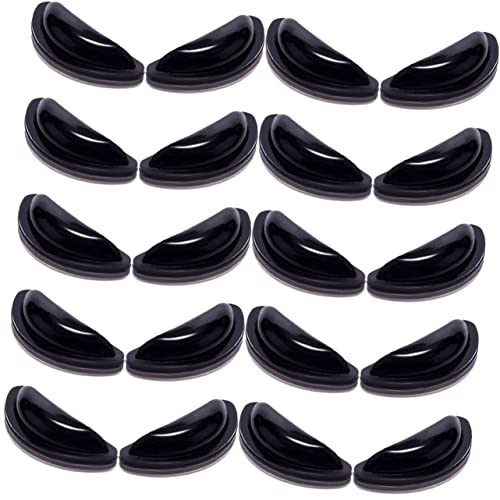 Healeved 20 Pairs Silicone Nose Pads for Glasses Anti Slip Glasses Grip Eyeglass Nose Pads Stick -  L0551206SR1Y