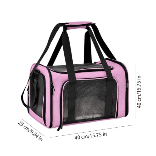 Bolsa plegable para transportar mascotas pequeñas sin estrés y con máxima ventilación 6