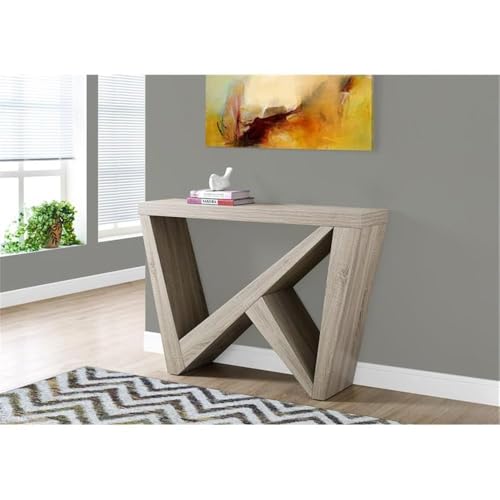 Monarch Specialties Dark Taupe Hall Console Accent Table, 48\" - Thumbnail 2