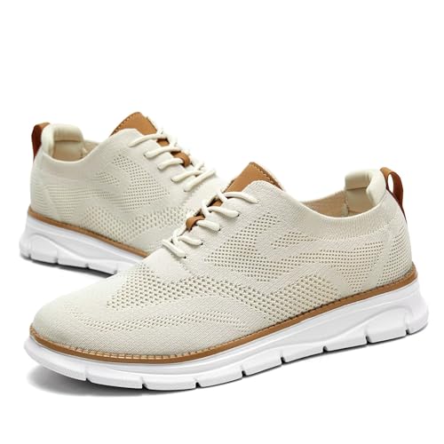 Image of Men's Oxfords Business Shoes Fashion Mesh Casual Dress Walking Sneakers Comfortable Lightweight Soft Sole