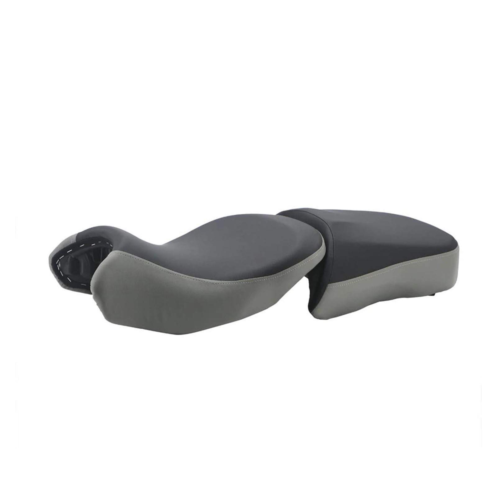 Funda De Asiento De Sillín De Cuero para Motocicleta con Cojín Pasajero