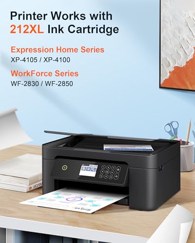 Image of Remanufactured Ink Replacement for Epson 212 Ink Cartridges for Epson 212XL