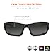 Ergodyne Skullerz Odin Anti-Fog Safety Sunglasses - Black Frame, Smoke Lens
