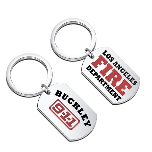 Porte-clés Buckley 911 pour fan de la série télévisée - Accessoire de taille Small