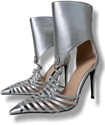 Frankie Hsu Botines De Tacón Alto Para Mujer, Sexy, Con Múltiples