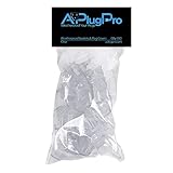 Weatherproof Gaskets & Plug Covers Outdoor/Indoor Waterproof GFCI Protectors | Christmas Light Installation, Extension Cords, Stop GFCIs from Tripping (Clear, Qty 50) - Made in USA by APlugPro