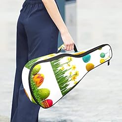 JRHEJTHH Durable Ukulele Bag Water Resistent Ukulele Case with Adjustable Shoulders for 21 23 24 inch Thick Padding Colorful Easter Eggs - Les Beatles, Paul McCartney, John Lennon, RIngo Starr, George Harrison JRHEJTHH Durable Ukulele Bag Water Resistent Ukulele Case with Adjustable Shoulders for 21 23 24 inch Thick Padding Colorful Easter Eggs – Image 6