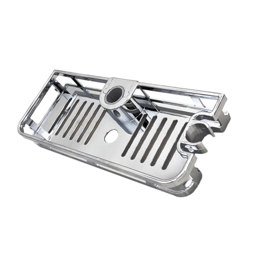 YOSADIER Estantería Para Ducha Ajustable Sin Taladro Organizador Con Bandeja Autoventilada y Gran Capacidad Soporte Para Barra De Baño Antióxido y Duradero Para Mantener Ordenado El Baño