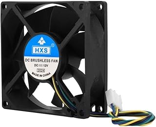 12v 8cm 4 pinli kasa fanı DC 12v 8x8x2.5cm 4 pin fan