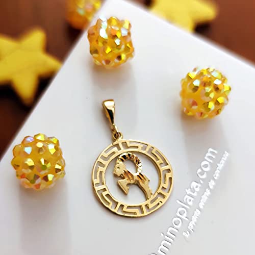 Collar Capricornio Oro 18K para Hombres y Mujeres