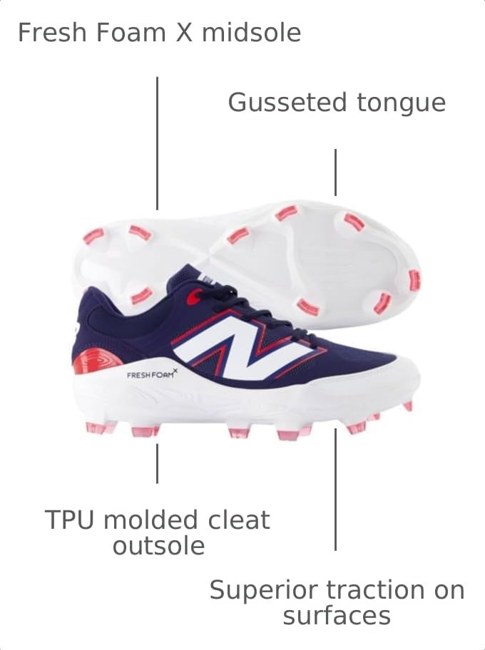 Image of New Balance Men's Fresh Foam 3000 V7 Molded Baseball Shoe