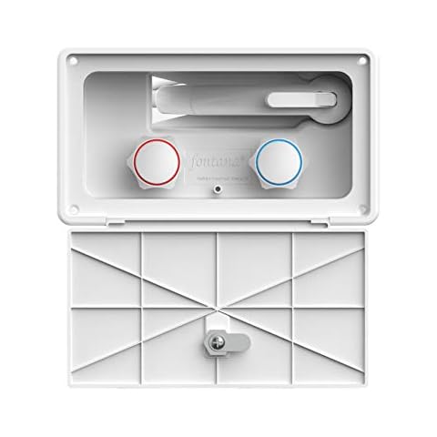 Manufacturers' Select ITC Fontana RV Exterior Shower Box Kit (White Shower with Locking Door) Cover