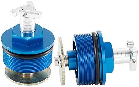 LANBAO Preload Fork Cap for Yamaha FZ6-N FZ6-S FZ6 FAZER 2004 2005 2006 2007 43mm Triangle Adjustable Fork Bolts Screw