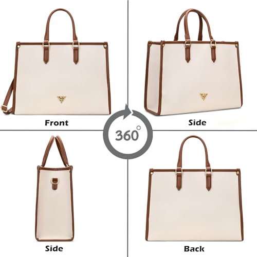 Image of Lavie Signature Women's Madisson Box 15 Inch Laptop Tote Handbag | Tote Bag for Work | Ladies Purse | Stylish Shoulder Bag | Gift for Women