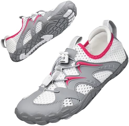 Barefoot Water Shoes for Women and Men, Quick Dry Aqua Beach Shoe...