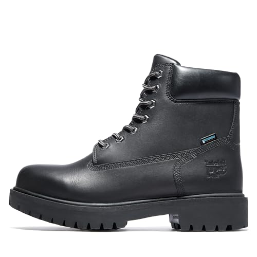 Timberland PRO Men's Direct Attach 6 Inch Steel Safety Toe Insulated Waterproof Industrial Work Boot, Black-2024 NEW, 8 M by Timberland PRO - Image 3