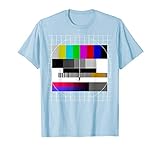 Dieses altbekannte Testbild katapultiert einem sofort ins analoge Zeitalter zurück. Lustiger Hingucker auf jeder 80s oder 90s Motto Party. Für alle Vintage und Retro Oldschool Liebhaber von Kassetten, Disketten, Tapes.