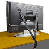 QBeau テレビ 転倒防止ベルト 耐震ベルト TV 家具 てんとう防止 固定 地震対策グッズ 防災グッズ 穴あけ不要 日本語説明書付き