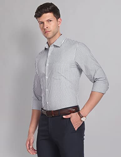 Image of Arvind AD Men Regular Fit Formal Shirt