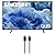 Samsung QN43Q8FAAFXZA 43 Inch Class QLED Q8F 4K Vision AI Smart TV with an Austere 5S-4KHD2-2.5M V-Series 2.5m Premium 4K HDR HDMI Braided Cable (2025)