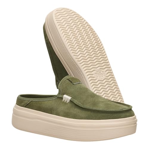 Image of HEYDUDE Women's Austin Lift Platform Mule | Casual Slip-On Shoes | Lightweight, Comfortable, Stylish Everyday Footwear