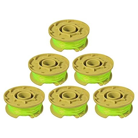 THTEN 0.080" 11ft Replacement Trimmer Spool Compatible Ryobi One Plus AC80RL3 for Ryobi 18v, 24v, and 40v Cordless Trimmers (6 Pack) Cover