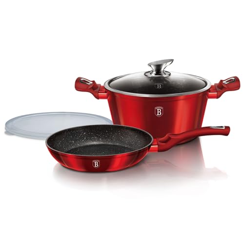 Berlinger Haus - BH/6779-4 PCs Küchenset, Bordeaux Metal Edition