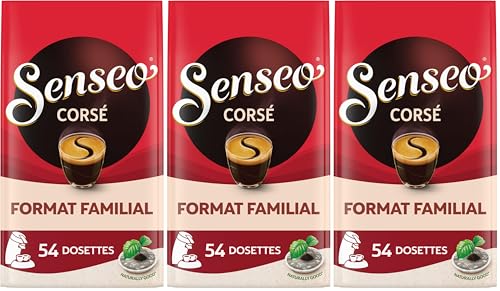 Senseo Café 54 Dosettes Corsé (Lot de 3)