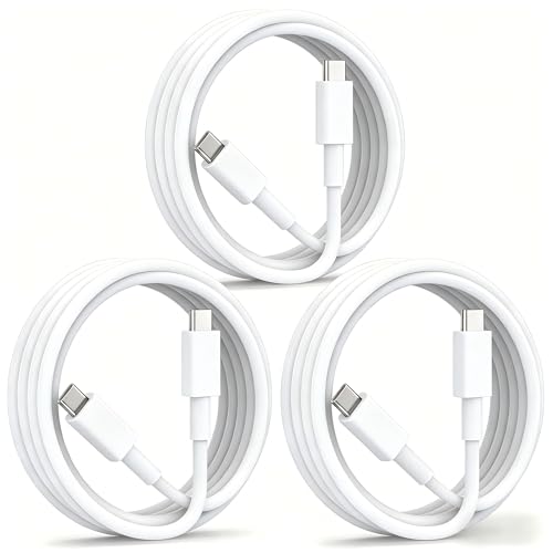 Image of USB C to USB C Cable 3 /6 /10FT for iPhone 17 16 Charger Cord,3Pack 240w C to C Cable Fast Charging Wire iPhone 17 16 15 /Pro /Pro Max /Plus /iPad Pro Air /MacBook /Air /Mini /Samsung Galaxy and More