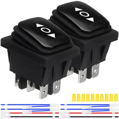Toggle Switch 3PCS Momentary Polarity Reverse Switch DC 12V 20A Motor ...