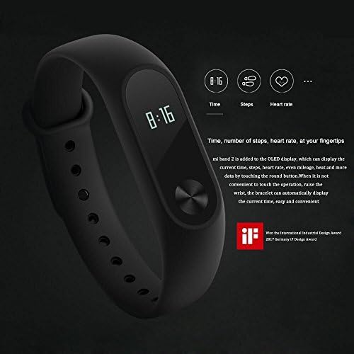 Original Xiaomi Mi Band 2 Heart Rate Monitor Smart Wristband With OLED  Display - BLACK : Amazon.com.au: Sports, Fitness \u0026 Outdoors
