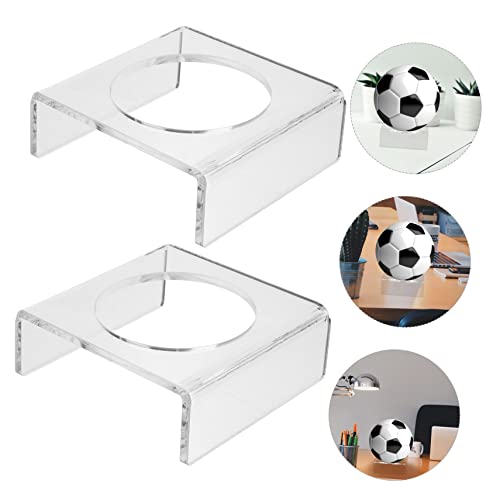 VANZACK 8 Peças Suporte De Bola De Acrílico Suporte Transparente Suporte De Bola De Futebol Suporte