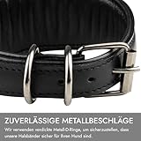 FAVPET Echtleder Windhund Halsband mit QR Code Anhänger, Weiches Lederhalsband Hund Breit Whippet Italienisches Windspiel Saluki Lurcher Spanischer Galgo Greyhound Podenco, Hundehalsband Leder (XS)