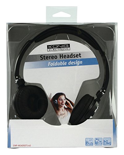 König CMP-HEADSET140 Cuffie Stereo con Padiglioni