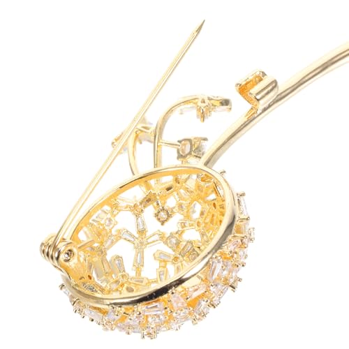 Broche pissenlit en zircone le cadeau idéal pour femme à offrir lors d'un anniversaire