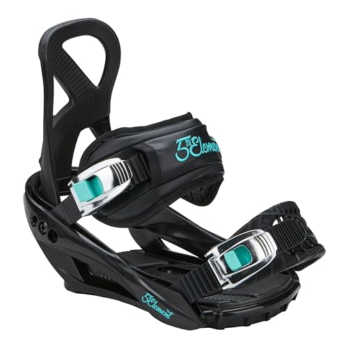 Layla Womens Snowboard Binding (Black/Teal, S (6-8)