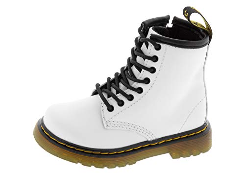 Dr. Martens 1460 Lace Up Fashion Boot (Toddler) White 6 UK (US 7 Toddler) M