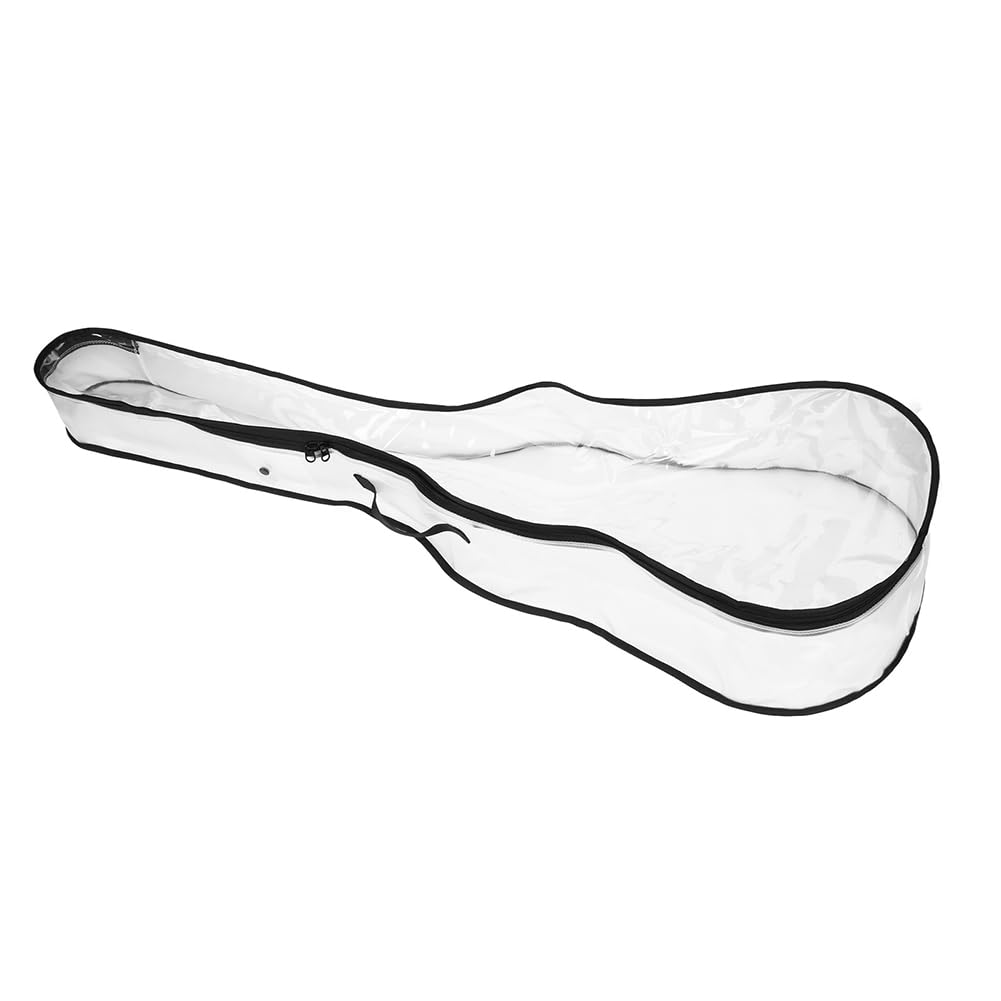40/41 cala Gigbag, osłona przeciwpyłowa do gitary elektrycznej, przezroczysta kieszeń na instrumenty muzyczne do akustycznych klasycznych gitar elektrycznych