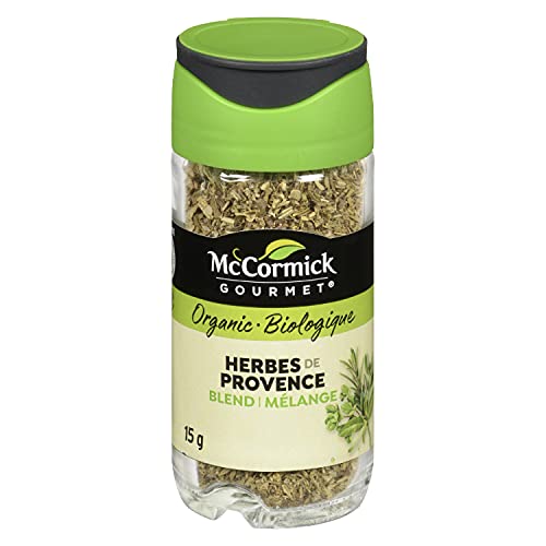McCormick Gourmet - McCormick Gourmet (MCCO3), New Bottle, Premium Quality Natural Herbs & Spices, Organic Herbes De Provence, 15g
